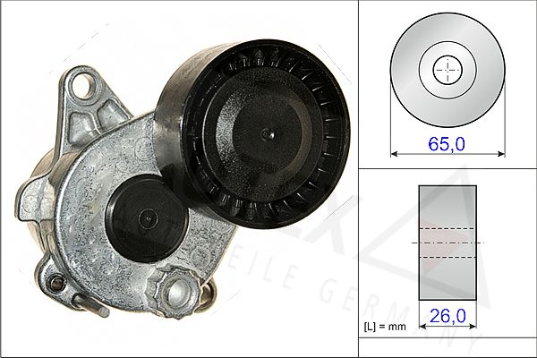 AUTEX Siksnas spriegotājs, Ķīļsiksna 654839