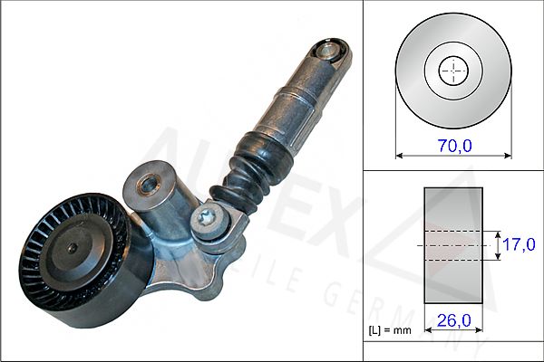 AUTEX Siksnas spriegotājs, Ķīļsiksna 654848