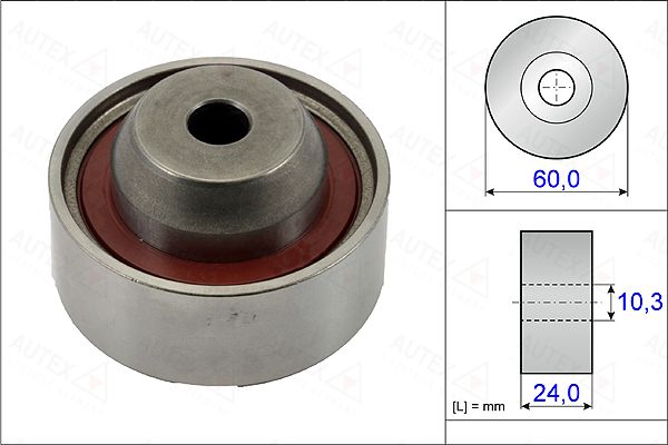 AUTEX Паразитный / Ведущий ролик, зубчатый ремень 654891