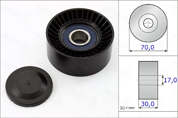 AUTEX Spriegotājrullītis, Ķīļrievu siksna 654893