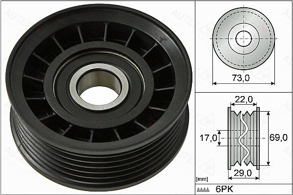 AUTEX Parazīt-/Vadrullītis, Ķīļrievu siksna 654911