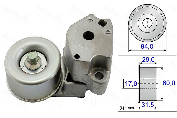 AUTEX Siksnas spriegotājs, Ķīļsiksna 654977