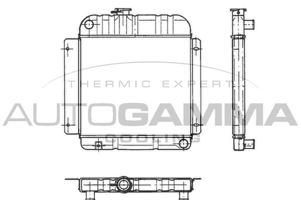 AUTOGAMMA Radiators, Motora dzesēšanas sistēma 100080