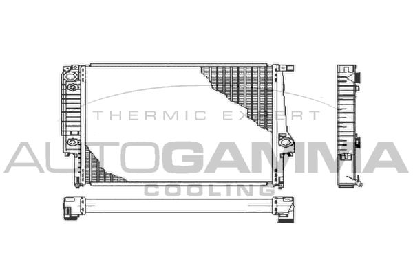 AUTOGAMMA Radiators, Motora dzesēšanas sistēma 100107