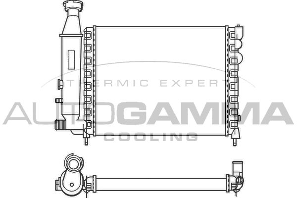 AUTOGAMMA Radiators, Motora dzesēšanas sistēma 100146