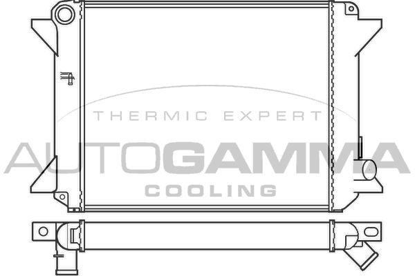 AUTOGAMMA Radiators, Motora dzesēšanas sistēma 100168