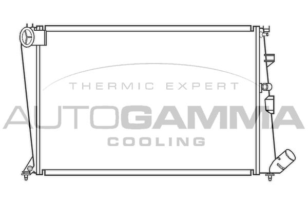 AUTOGAMMA Radiators, Motora dzesēšanas sistēma 100201