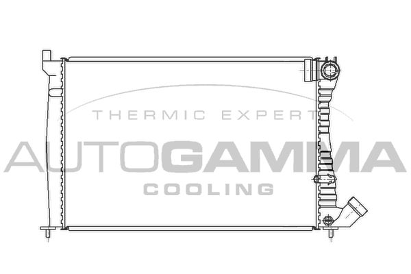 AUTOGAMMA Radiators, Motora dzesēšanas sistēma 100205