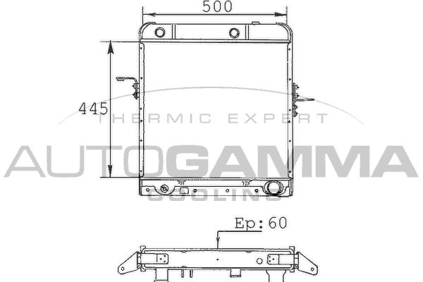 AUTOGAMMA Radiators, Motora dzesēšanas sistēma 100246