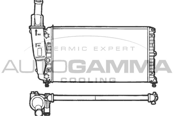 AUTOGAMMA Radiators, Motora dzesēšanas sistēma 100292
