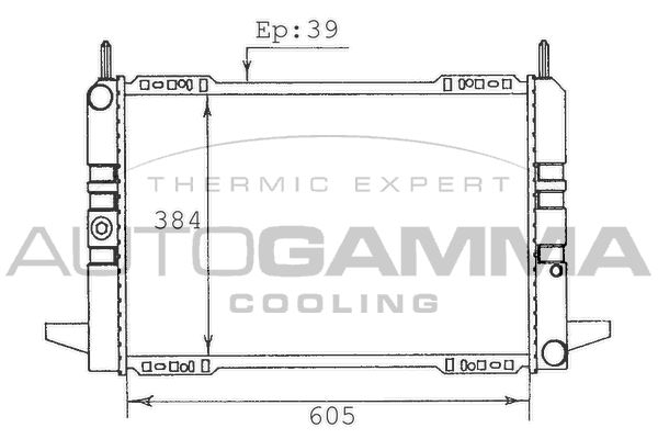 AUTOGAMMA Radiators, Motora dzesēšanas sistēma 100363