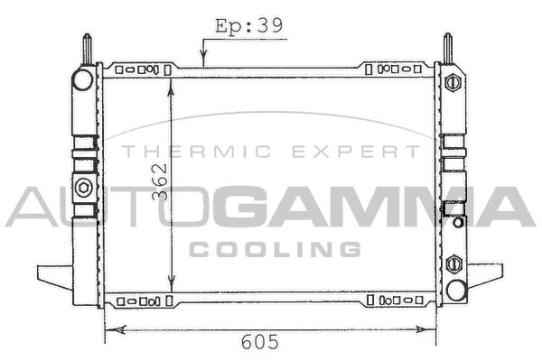 AUTOGAMMA Radiators, Motora dzesēšanas sistēma 100364