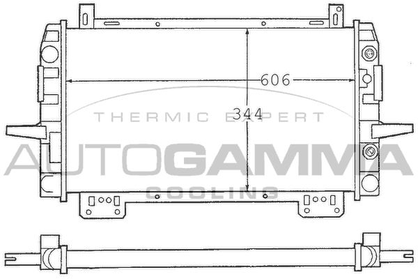 AUTOGAMMA Radiators, Motora dzesēšanas sistēma 100379