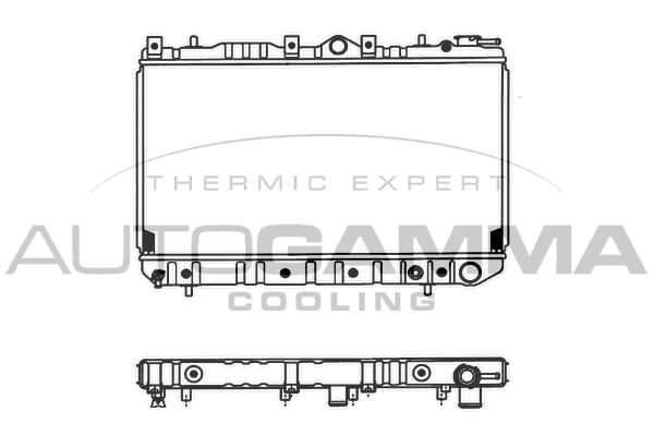 AUTOGAMMA Radiators, Motora dzesēšanas sistēma 100436