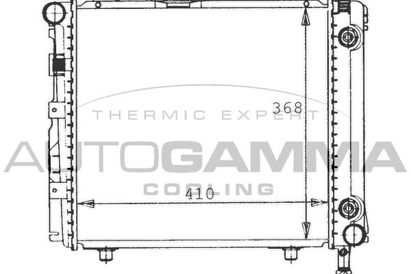 AUTOGAMMA Radiators, Motora dzesēšanas sistēma 100542