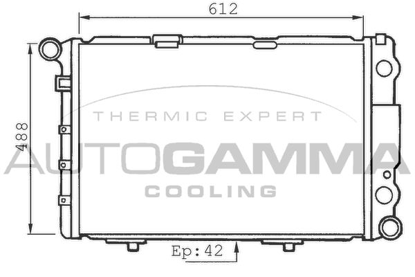 AUTOGAMMA Radiators, Motora dzesēšanas sistēma 100551