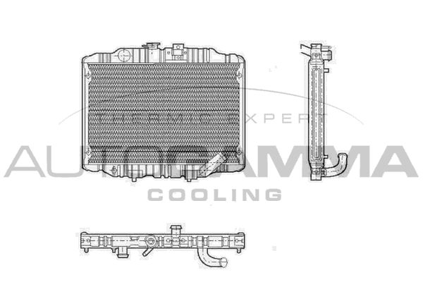 AUTOGAMMA Radiators, Motora dzesēšanas sistēma 100590