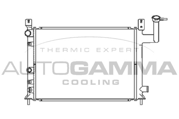 AUTOGAMMA Radiators, Motora dzesēšanas sistēma 100639