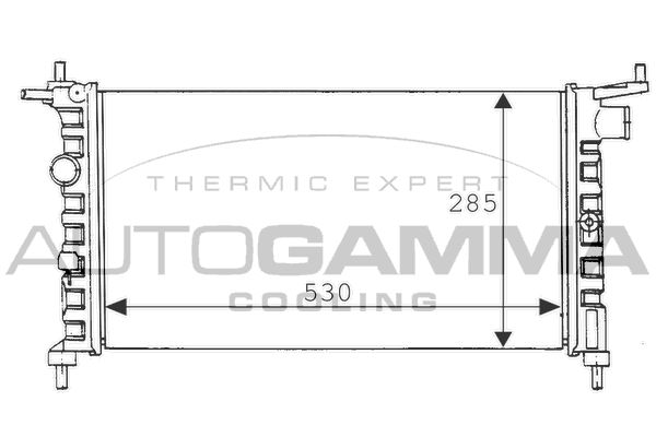 AUTOGAMMA Radiators, Motora dzesēšanas sistēma 100674