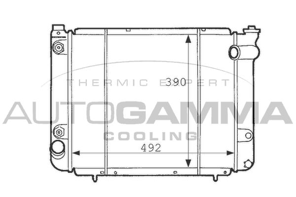 AUTOGAMMA Radiators, Motora dzesēšanas sistēma 100804