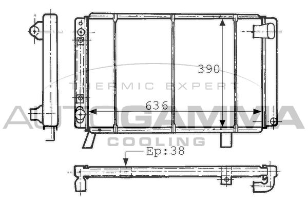 AUTOGAMMA Radiators, Motora dzesēšanas sistēma 100808