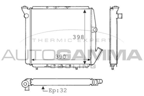 AUTOGAMMA Radiators, Motora dzesēšanas sistēma 100829