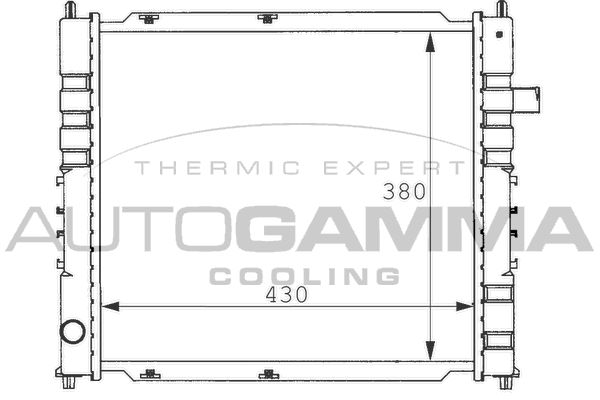 AUTOGAMMA Radiators, Motora dzesēšanas sistēma 100924