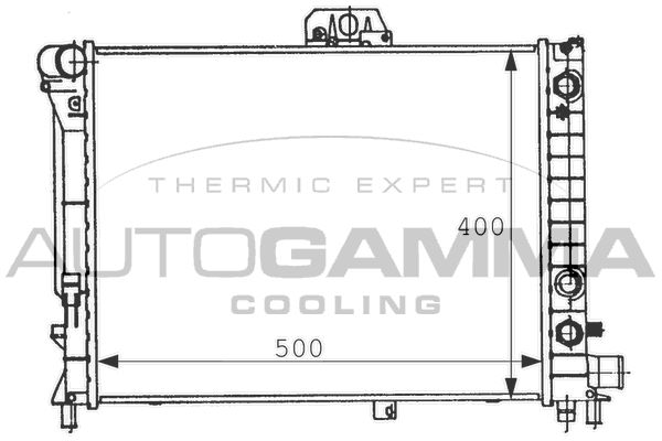 AUTOGAMMA Radiators, Motora dzesēšanas sistēma 100943