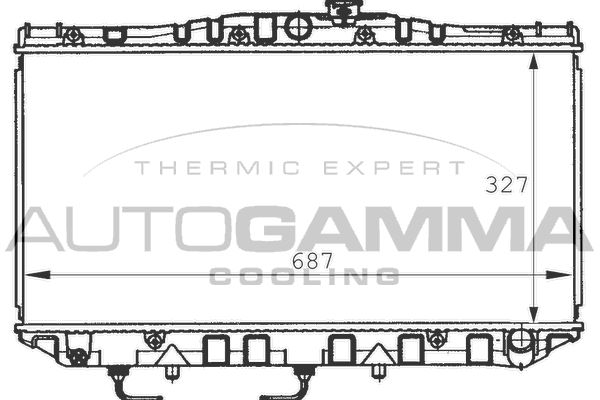 AUTOGAMMA Radiators, Motora dzesēšanas sistēma 100989