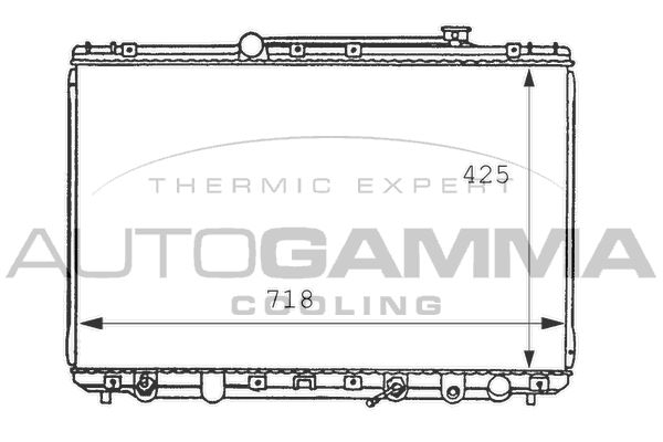 AUTOGAMMA Radiators, Motora dzesēšanas sistēma 100992