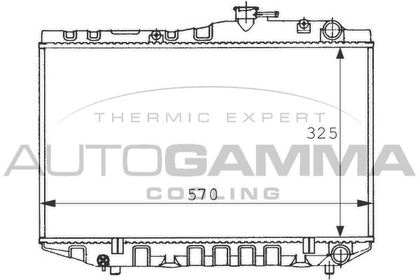 AUTOGAMMA Radiators, Motora dzesēšanas sistēma 101018
