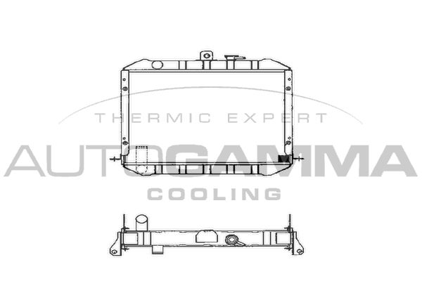 AUTOGAMMA Radiators, Motora dzesēšanas sistēma 101022