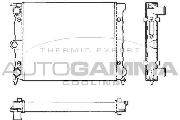AUTOGAMMA Radiators, Motora dzesēšanas sistēma 101041