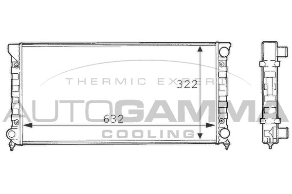 AUTOGAMMA Radiators, Motora dzesēšanas sistēma 101072