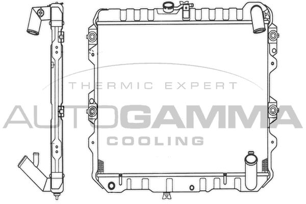 AUTOGAMMA Radiators, Motora dzesēšanas sistēma 101216