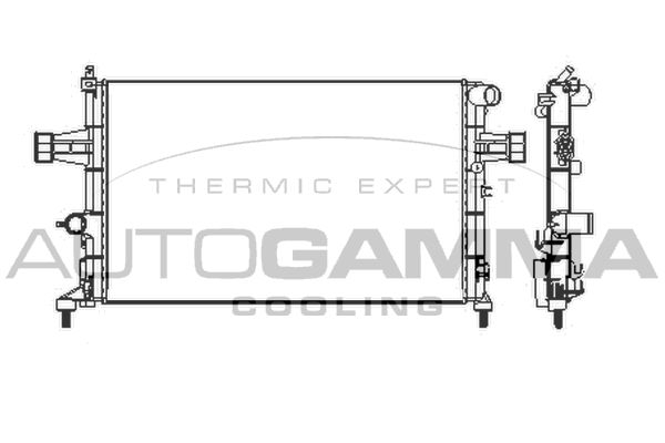 AUTOGAMMA Radiators, Motora dzesēšanas sistēma 101339