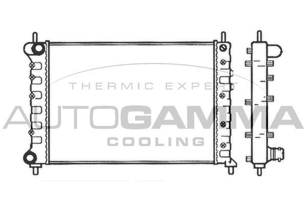 AUTOGAMMA Radiators, Motora dzesēšanas sistēma 101399