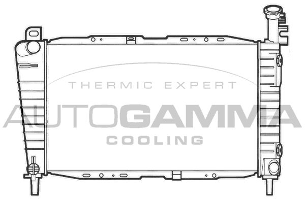 AUTOGAMMA Radiators, Motora dzesēšanas sistēma 101428