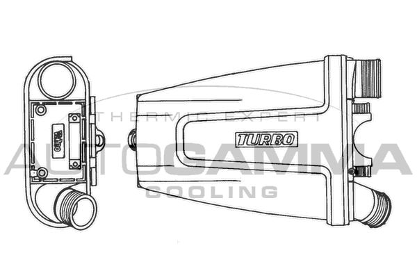 AUTOGAMMA Интеркулер 101485