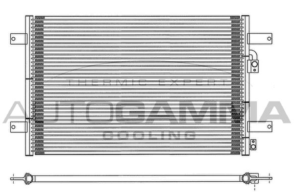 AUTOGAMMA Конденсатор, кондиционер 101691