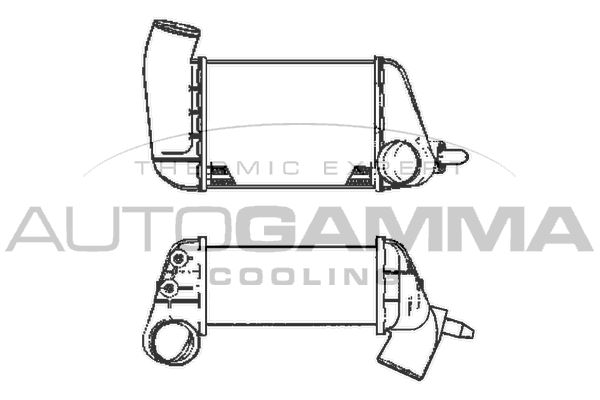 AUTOGAMMA Интеркулер 101847