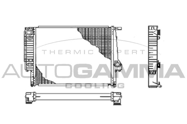AUTOGAMMA Radiators, Motora dzesēšanas sistēma 102036