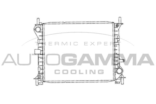 AUTOGAMMA Radiators, Motora dzesēšanas sistēma 102074