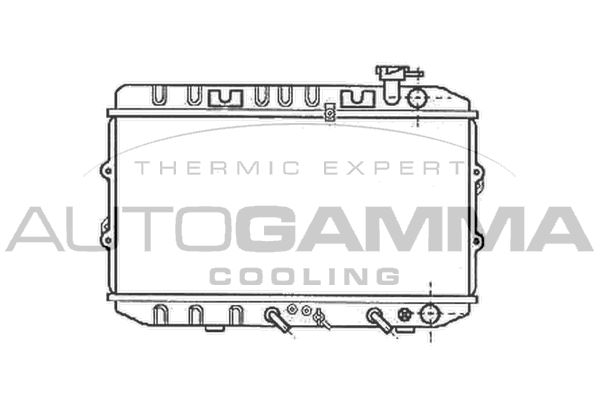 AUTOGAMMA Radiators, Motora dzesēšanas sistēma 102110