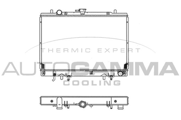 AUTOGAMMA Radiators, Motora dzesēšanas sistēma 102177