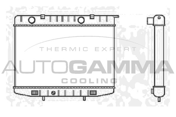 AUTOGAMMA Radiators, Motora dzesēšanas sistēma 102230
