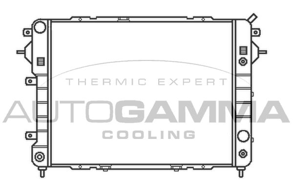 AUTOGAMMA Radiators, Motora dzesēšanas sistēma 102239