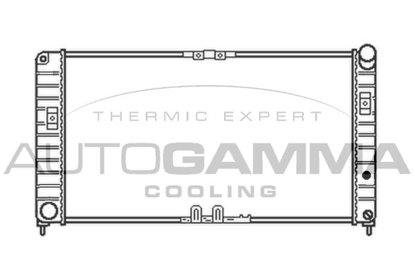 AUTOGAMMA Radiators, Motora dzesēšanas sistēma 102263