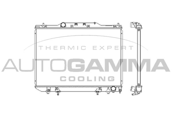 AUTOGAMMA Radiators, Motora dzesēšanas sistēma 102373