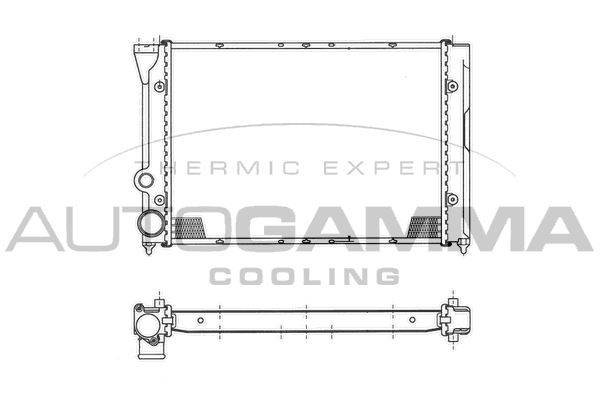 AUTOGAMMA Radiators, Motora dzesēšanas sistēma 102379